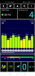 GPS Test outdoors