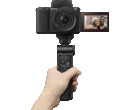 Sony announces the GP-VPT3, a mini tripod that can act as a camera grip and remote control. (Image source: Sony)
