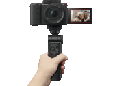 Sony announces the GP-VPT3, a mini tripod that can act as a camera grip and remote control. (Image source: Sony)