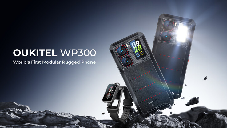 Equip the phone for your needs with the Oukitel WP300's modular approach