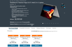Lenovo ThinkPad X1 Titanium Yoga: Ultrathin 3:2 convertible hits US market