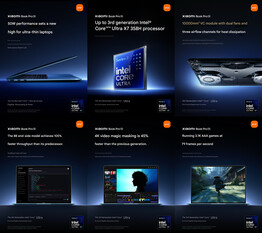 Xiaomi Book Pro 14 Panther Lake laptop teasers (machine translated)