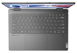 Lenovo Yoga 7 (14, 8) - Keyboard deck. (Image Source: Lenovo)