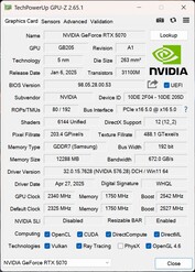 GPU-Z (1-Click-OC activated)