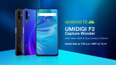 The UMIDIGI F2 is a new Android 10 device. (Source: UMIDIGI)