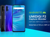 The UMIDIGI F2 is a new Android 10 device. (Source: UMIDIGI)