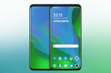 Some mock-ups of how the alleged OPPO patent's phones may look. (Source: LetsGoDigital)