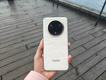 The Realme 14 Pro+ in leaked hands-on images... (Source: Digital Chat Station via Weibo)