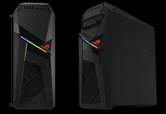 Asus ROG Strix RL12. Right picture shows the hot swappable 2.5-inch SSD bay. (Source: Asus)