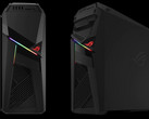 Asus ROG Strix RL12. Right picture shows the hot swappable 2.5-inch SSD bay. (Source: Asus)