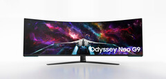 The new Samsung Odyssey Neo G9 is one of the first 8K and 240 Hz gaming monitors. (Image source: Samsung)