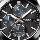 The black Casio Edifice EFS-S650DC-1A (pictured) has a copper-colored seconds hand that complements the black design quite well. (Image source: Casio)