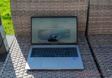 Asus ExpertBook P1 in the shade