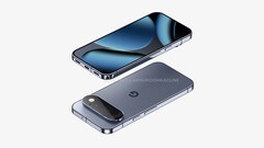 Unofficial render of Pixel 11 Pro showing front and back.