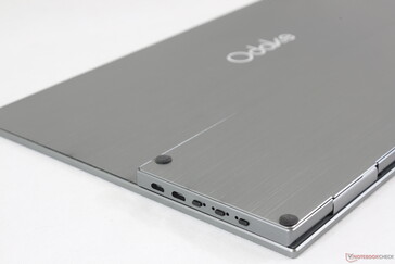 3.5 mm earphones, 2x USB Type-C (1x USB Type-C Power Delivery), HDMI