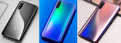 The Xiaomi Mi 9 will be initially available in three colors. (Source: Xiaomi)