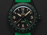 The Nezumi Aviera watch features a Miyota caliber 9075 caliber automatic GMT movement (Image source: Nezumi Studios)