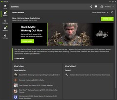 Nvidia GeForce Game Ready Driver 560.94 update notes in the Nvidia app (Image source: Own)