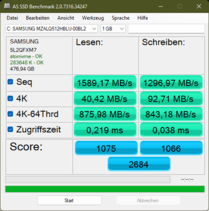 AS SSD Battery operation