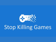 The Stop Killing Games campaign first kicked off in 2024. Pictured - the campaign logo. (Image source: Stop Killing Games)