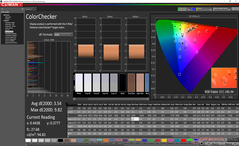 ColorChecker before calibration