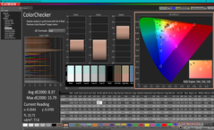 ColorChecker before calibration