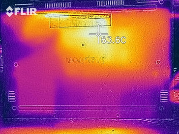 Thermal image under load - bottom case