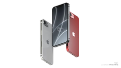 An iPhone SE 4 render. (Source: 4RMD via YouTube)