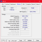 CPU-Z: memory