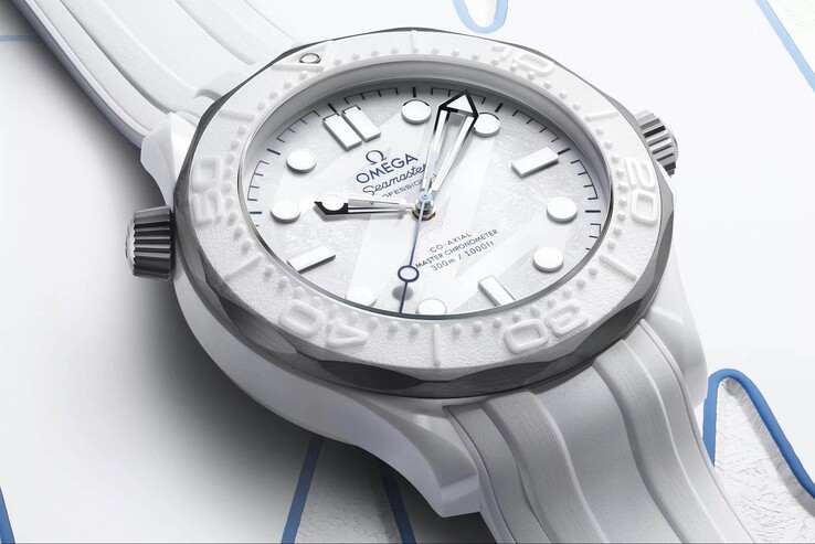 The Omega Seamaster 300 Milano Cortina 2026 Edition feature 300 m (30 bar) water resistance (Image source: Omega)