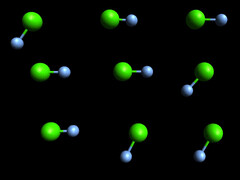 Small but informative: Does the calcium fluoride rotate or not?