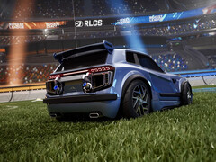 Real-time engine footage of Rocket League on Unreal Engine 6.