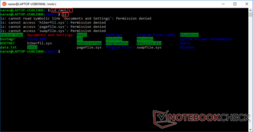 C drive mounted in Bash.