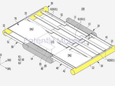 Both sides of the central display expand via a sliding mechanism. (Source: Patently Mobile)