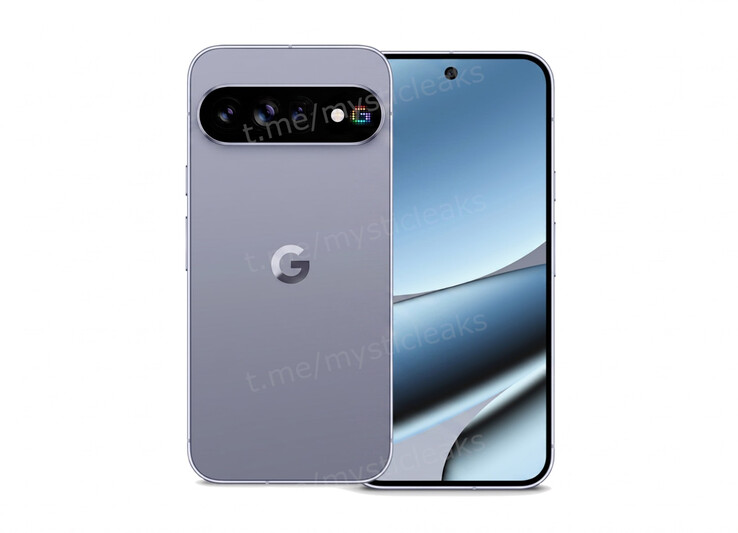 AI generated render of the rear design of Pixel 11 Pro, showing the RGB LED array