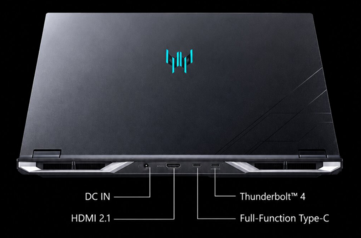 Acer Predator Helios 10 Neo ports (machine translated)