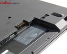 The external battery bay of the Lenovo ThinkPad T480.