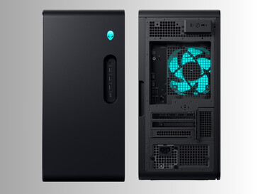 Alienware Aurora gaming PC front and back (Image source: Dell)