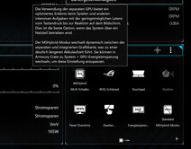 The image output can be switched to the GeForce GPU via mouse click