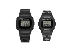 Casio G-Shock and Baby-G Girls Don't Cry LOV-26A-1 limited-edition watch pair.