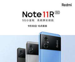 The Redmi Note 11R is one of many Redmi Note 11 series smartphones. (Image source: Xiaomi)