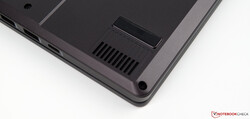 Speakers at the bottom