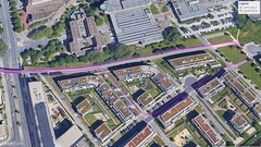 GNSS test trip: turning point