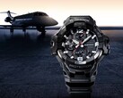 The Casio G-Shock Gravitymaster GR-B300-1A pilot watch features a Triple-layer dial