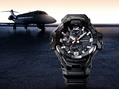 The Casio G-Shock Gravitymaster GR-B300-1A pilot watch features a Triple-layer dial