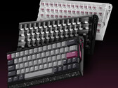 Iqunix EV63 Hall effect gaming keyboard in black, black with transparent keycaps, and white with transparent keycaps.
