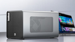Lenovo ThinkBook TGX external GPU enclosure launched with a proprietary version of OCuLink (Image source: Lenovo)