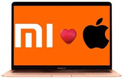 Xiaomi has frequently looked to Apple for inspiration with its computers and smart devices. (Image source: Apple/Xiaomi/Pinterest - edited)
