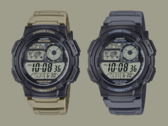 The Casio AE-1000W-5AV (left) and AE-1000W-8AV (right) watches are expected to launch in May. (Image source: Casio)