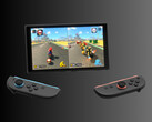 Nintendo Switch 2 with Joy-Cons detached (Image source: screenshot, Nintendo of America YouTube with edits)